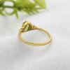 Peridot Ring, Birthstone Jewelry, 925 Sterling Silver, Gift For Her, Delicate Women Jewelry, Gold Plated Ring