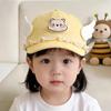 Spring Angel Wings Baseball Cap for Girls - Cute Bear Design, Sun Protection Hat