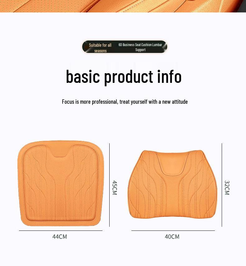 Compatible Seat Cushion & Neck Pillow for Changan Deepal S07/S05/L07/SL03/G318 - Breathable Lumbar Support