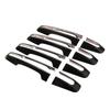For Jaguar E-PACE XE XF XFL F-Pace Chrome Exterior Side Door Handle Cover Trim For Land Rover Discovery Range Rover Sport L494