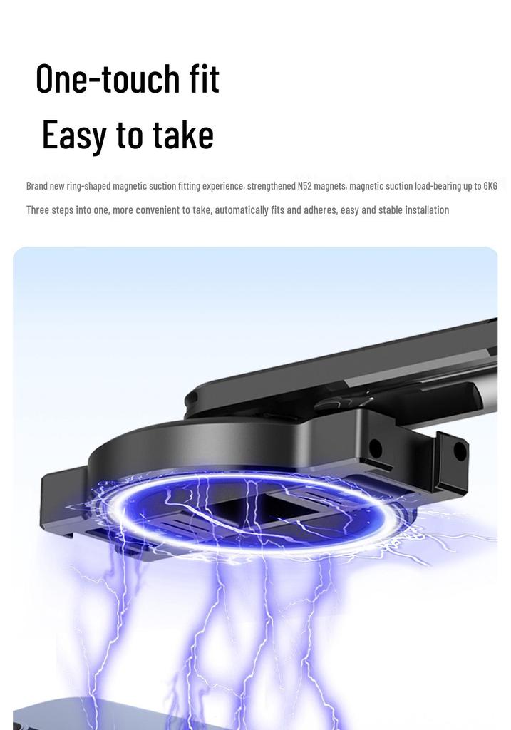Bright Spot Magnetic Selfie Stick: Floor Tripod, Bluetooth Gadget & Desktop Phone Holder - Perfect for Custom Gifts