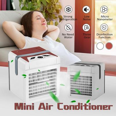 Mini přenosný ventilátor klimatizace Osobní prostorový chladič Rychlý a snadný způsob chlazení jakéhokoli prostoru Kancelář Domácí Stůl Klimatizace