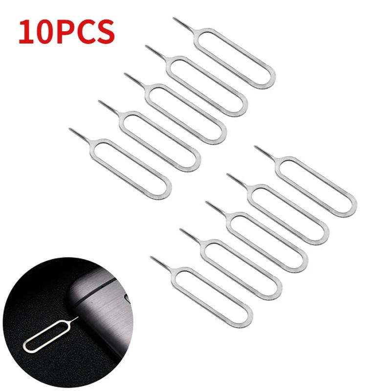 100pc SIM Card Eject Pin Key Tool Needle SIM Card Tray Holder Eject Pin For Mobile Phone Key Tool Card Pin Needle Opener Ejector