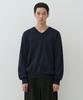 Musinsa Standard Washable Supima Cotton V-Neck Knit [Navy]