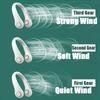 New Leaf Less Neck Hanging Small Fan USB Charging Outdoor Portable Portable Sports Neck Hanging Fan Essential for Lazy People