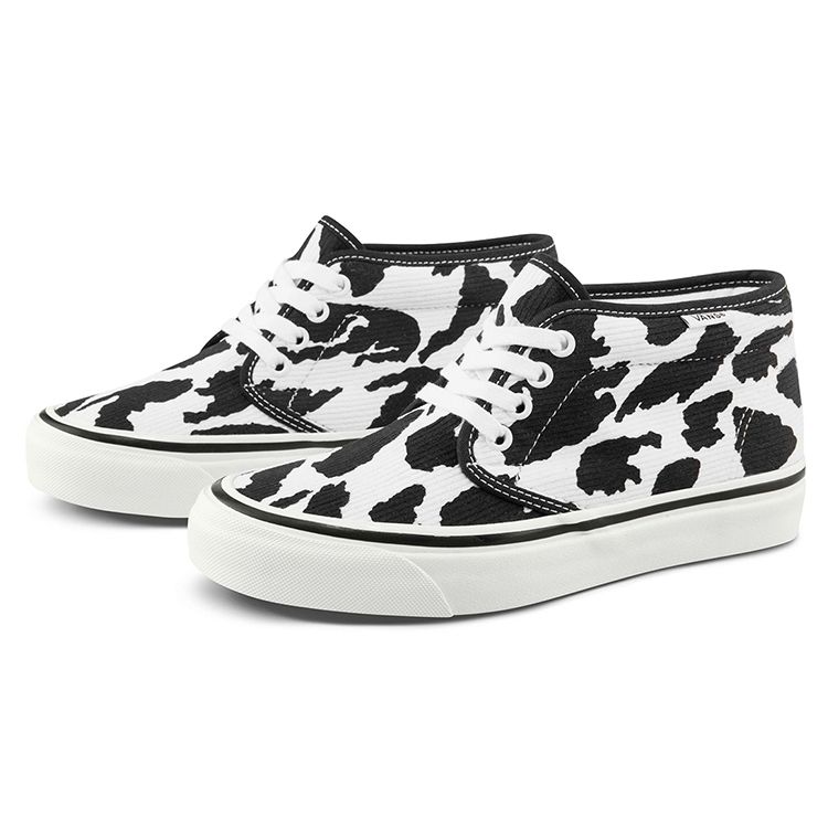 Vans Chukka 49 DX Comfortable Mid-Top Skate Shoes Unisex Sneakers Black White VN0A4BTI9GP