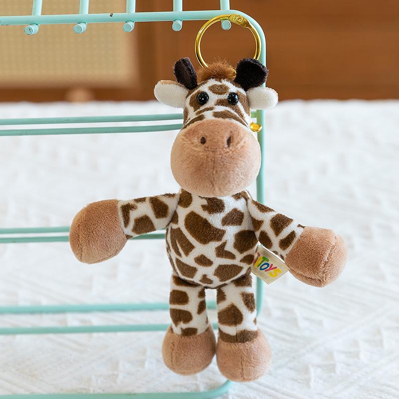 Jungle Animal Plush Toys: Elephant, Monkey, Tiger, Lion, Giraffe