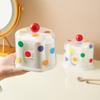 Dustproof Cotton Ball Holder Large Capacity Cotton Swabs Storage Box  Office Supplies