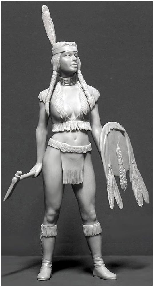 Master Box 1/24 Scale Pin-Up Series Thunder Spirit Western Indian Girl Plastic Model Kit MB24019