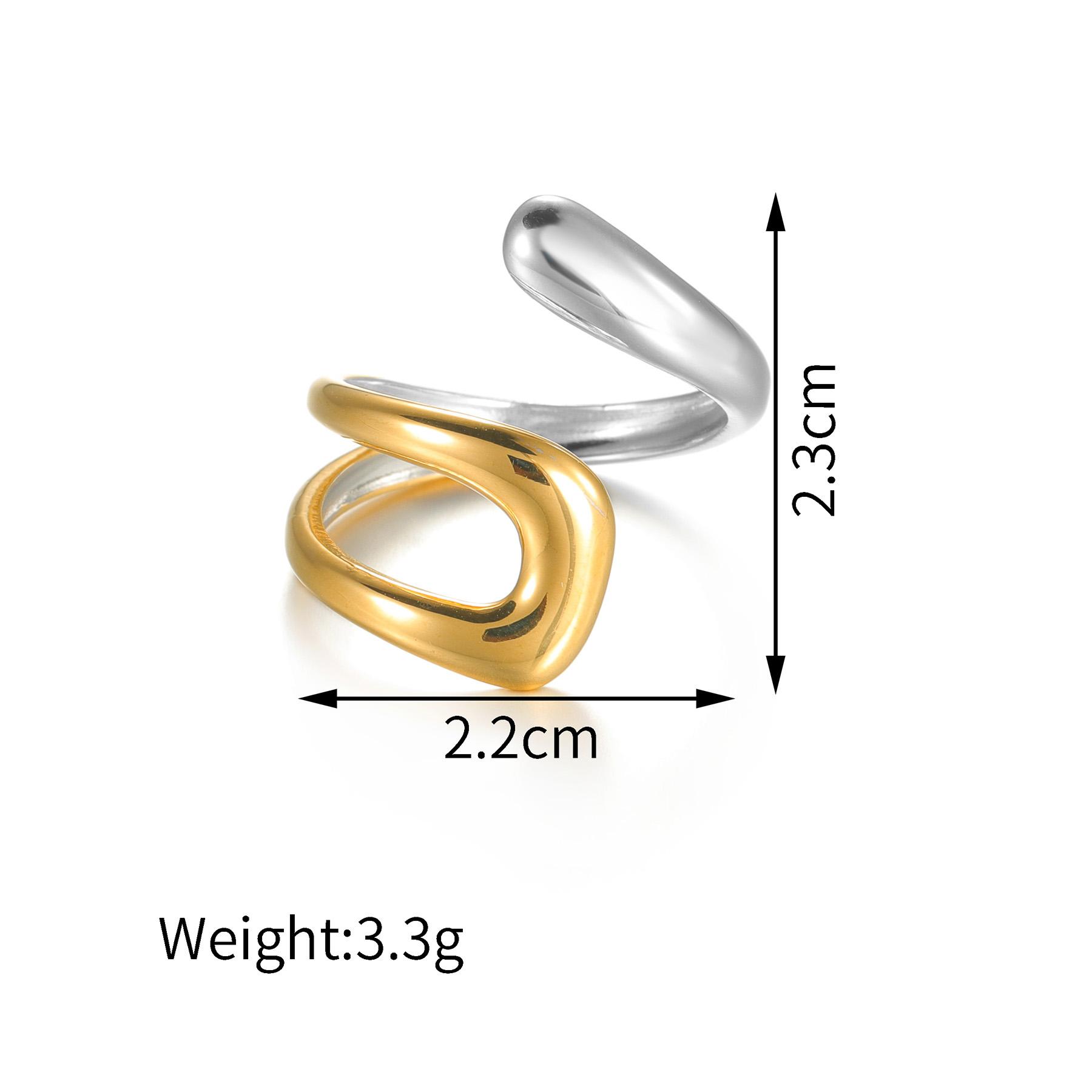 

Atoztide Fashion Multiple Styles Punk Open Ring For Men Women Couples Stainless Steel Stone Shell Finger Ring Party Jewelry Gift