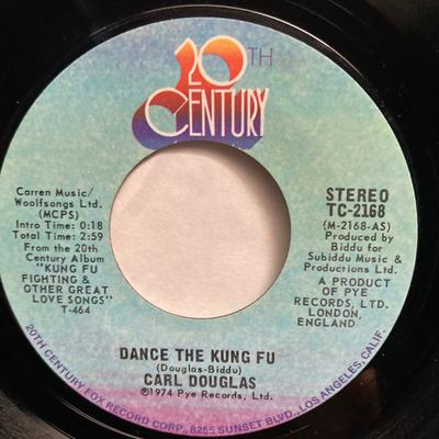 7-Zoll Schallplatte CARL DOUGLAS - Dance The Kung Fu TC2168 20th Century Re 1974 US Soul/Funk Gebraucht