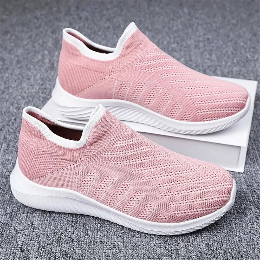 Plus Size 38-39 Walk Shoes Vulcanize Luxury Women Loafers Green Women Sneakers Sports Snearkers 2025summer Global Brands