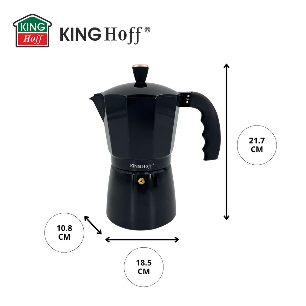 Kawiarka Espresso Kafeterka Ciśnieniowa KINGHOFF 450ml 9 Filiżanek KH-1884