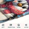 Penguin Print Flannel Blanket, High Quality Comfortable for All Seasons, Home Decor, Warmth and Comfort, Perfect for Christmas Gifts