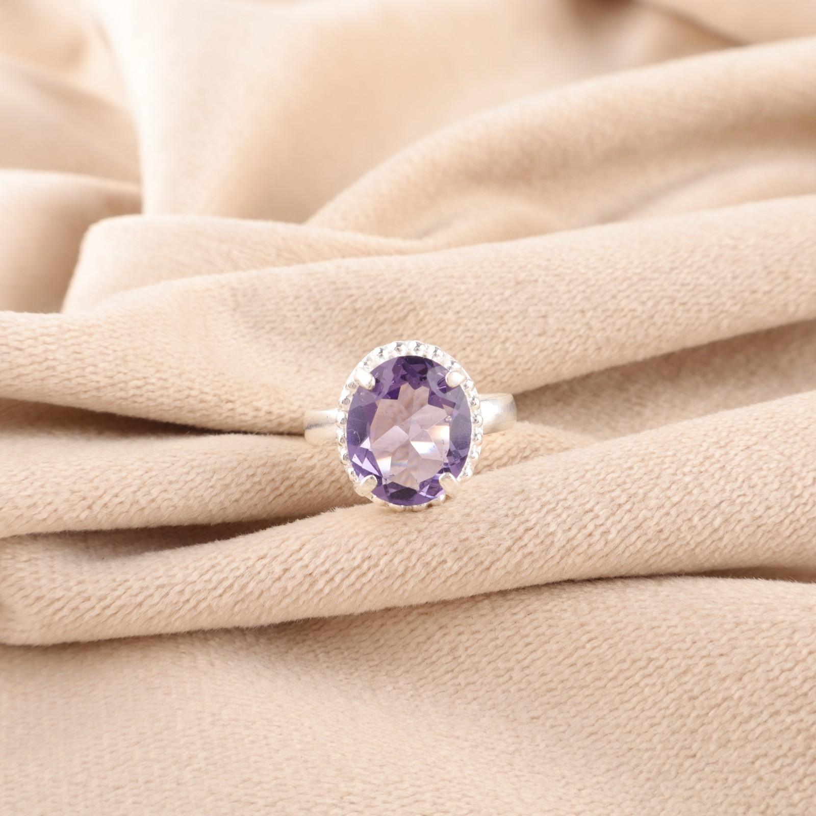 

Иолит Камень Стерлинговое Серебро Арт Деко Ручная Работа Подарок Дочери Заявление Бохо Кольцо RR-28-8 15