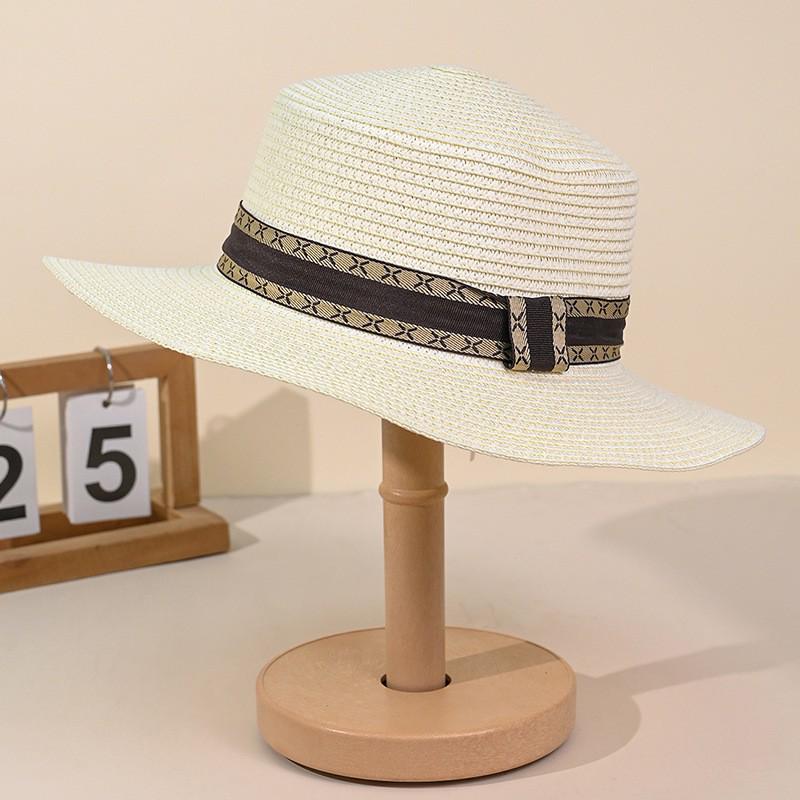 Damen Sommer Strandhut mit breiter Krempe und Sonnenschutz