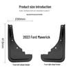 Ford Maverick Front and Rear Tire Mudguards