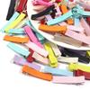 10pcs/Bag Multicolor Cloth Wrapped The Metal Duckbill Hair Clip For Jewelry Making Hairpins DIY Hairpins Base Decorations