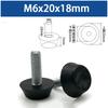 M6M8 Plastic Adjustable Foot Furniture Tables and Chairs Screw Foot Mats Cabinets Sofas Height Increasing Universal Support Pads