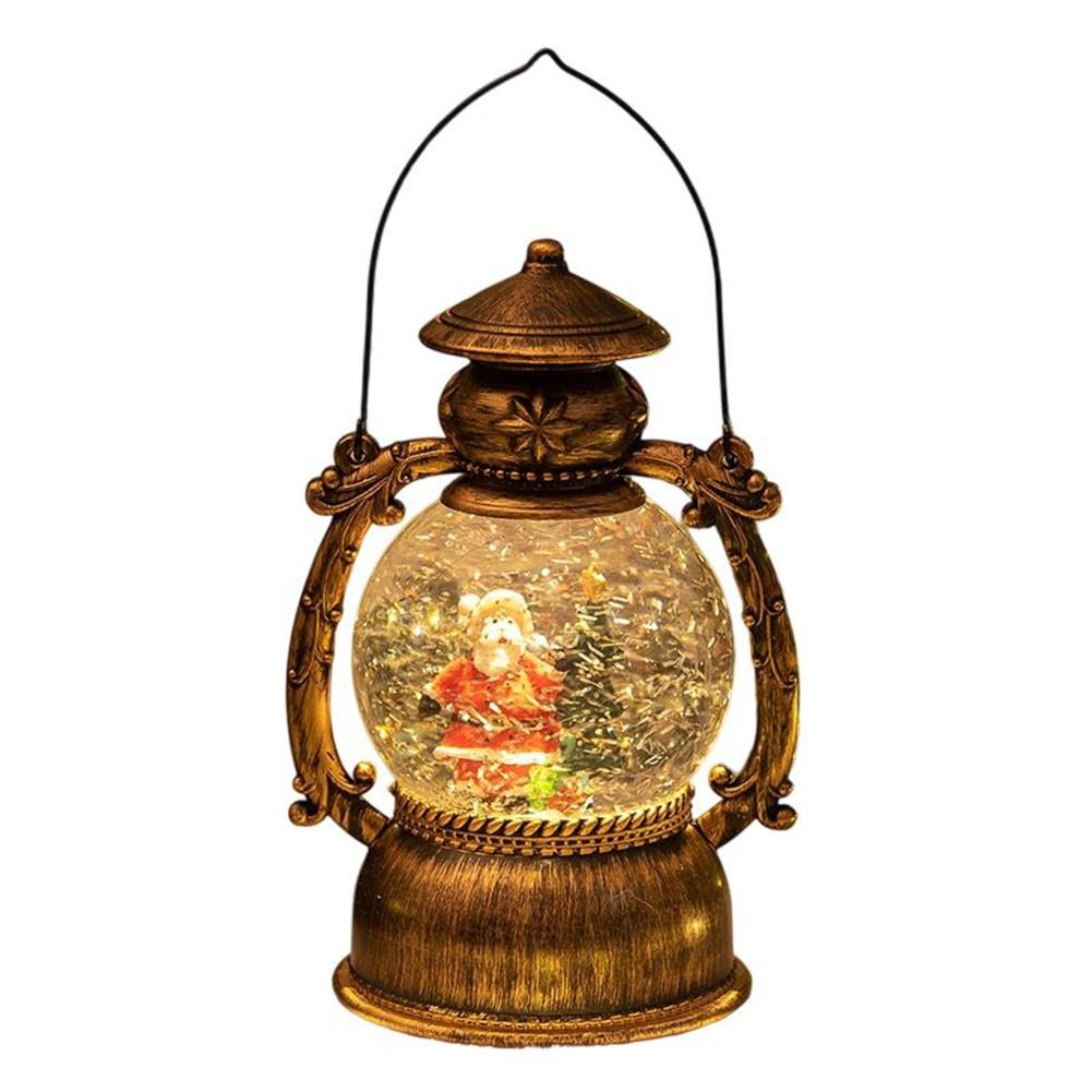 

Винтажный музыкальный светильник-шкатулка на Рождество с дизайном лошади и светящейся снежной сценой old tree