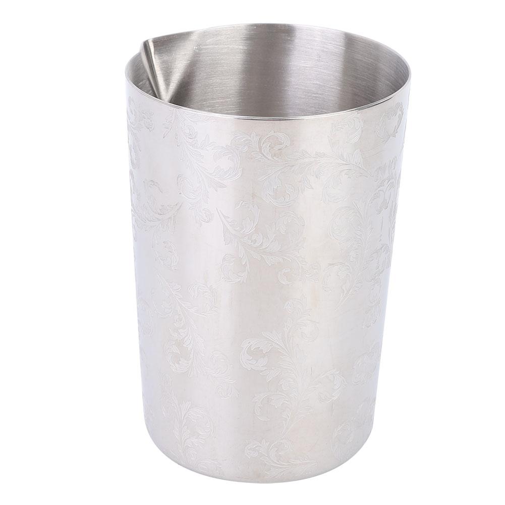 

500ml Durable Stainless Steel Bar Beer Cocktail Mixing Cup Wide Mouth Mug
