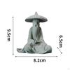 Fish Tank Traditional Fisherman Resin Sculpture Ornament Accessories Durable for Yoga Textured