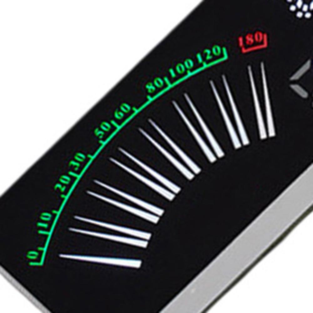 

Fan-Shaped LED Sound Level Indicator with RGB Color Cycling Display Driven by Internal Microphone and USB 5V Power Source China Mainland