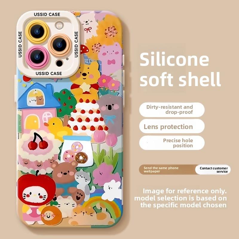 Animal Carnival Apple 17 Pro Max Phone Case 17 Pro New Model 17 Spring Air Dopamine with Lanyard 16 Sets