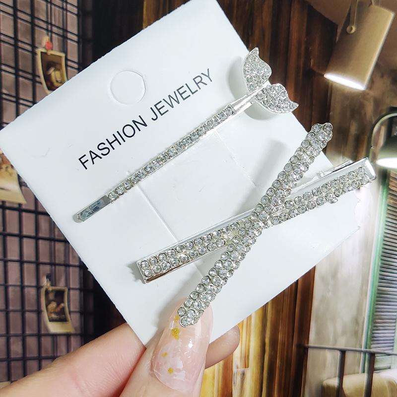 Kristall für Frauen Koreanische Neue Haarnadeln Mädchen Geometrische Perlen Haarspangen Mode Haarklammer Seitenclip Haaraccessoires