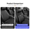 Valve Stems Caps For Volkswagen VW Car Back Pillow Napa Leather Memory Cotton Headrest Lumbar Support Scirocco Passat Polo B5 B6 QQ2