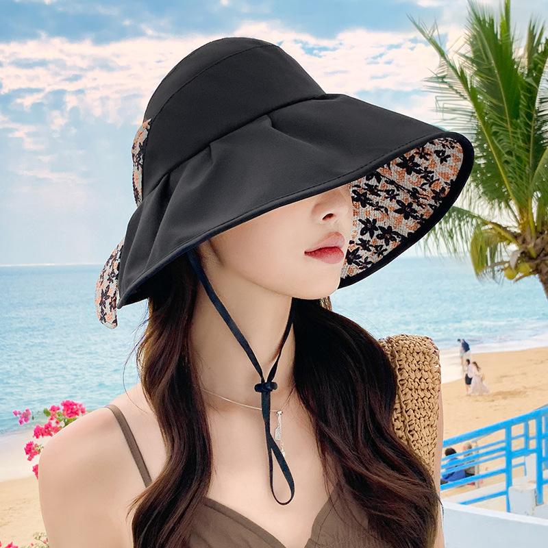 Hat Women's Spring and Summer Sunshade Sunscreen Hat Bucket Hat Outdoor Versatile Sun Hat