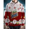 Christmas Party Graphic Hoodie 3D Print Spring Autumn Fashion Leisure Versatile Streetwear Men's Women's Y2K Christmas Hoodies