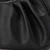 Monica Gathered One-Handle Handbag, Women's, Black (10)