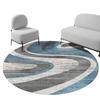 Modern Crystal Velvet Round Carpet - Non-Slip, Dust-Resistant Rug for Living Room, Bedroom, and Study