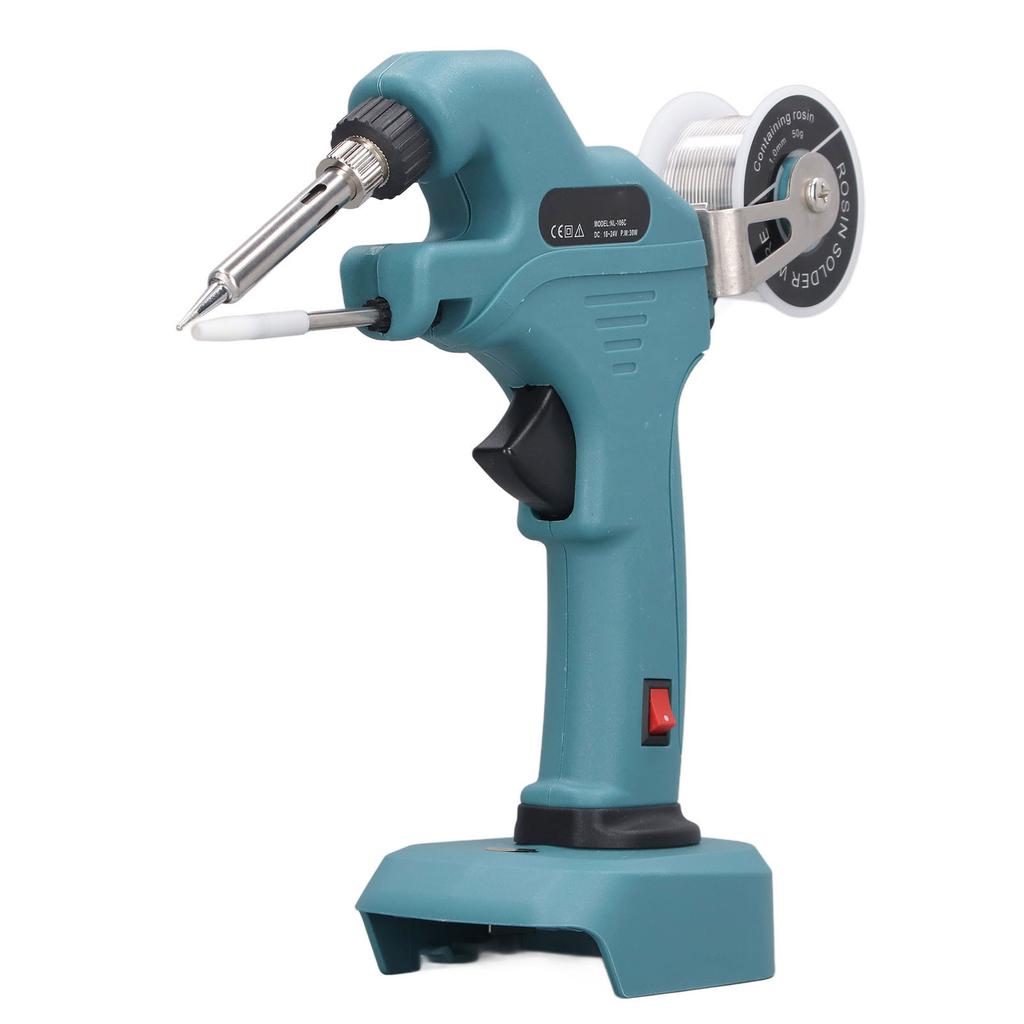 Kabelloses Lötkolben 30W Schnellheiz Lötpistole Werkzeugset Kit mit 50g 1,0mm Lötzinn-Draht