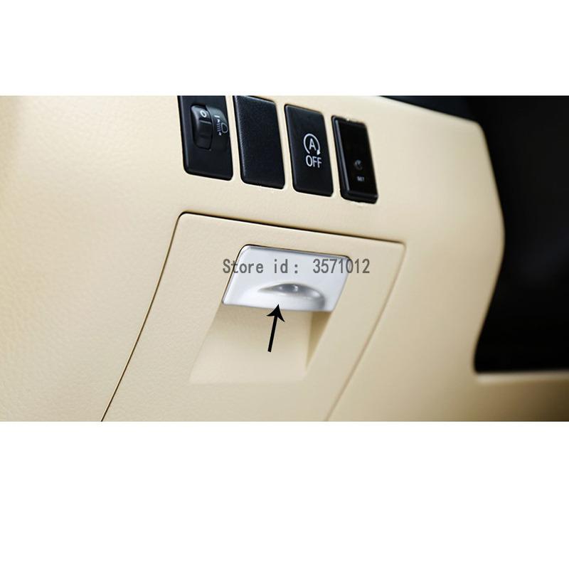 Car Stick Pilot Frame Storage Cover Glove Box Case Trim Lamp Panel Handle For Toyota Highlander 2015 2016 2017 2018