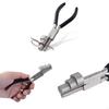 H7EE Easy To Use 6 Inch Flat Nose Round Mouth Jewelry Pliers Jewelry Making Accessories Gift for Craft Enthusiasts DIY Lovers