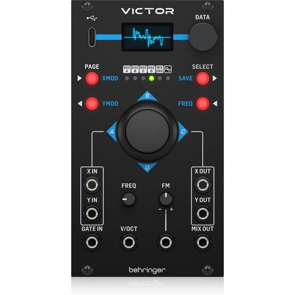 Behringer Behringer Behringer VeCtor OsCillator Module Совместимый с EuroraCk Морфинг Джойстик Обновление Порт USB Type C viCtor