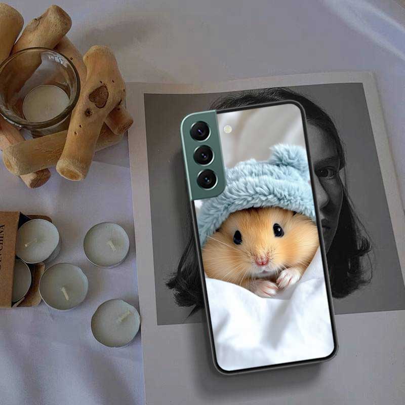 Hamsters With Hats Have Ears Phone Case For Samsung A17 A14 A24 A34 A54 A03S A04S A13 A23 A33 A53 A70 A50S A30 A40 A51 A41 A20E