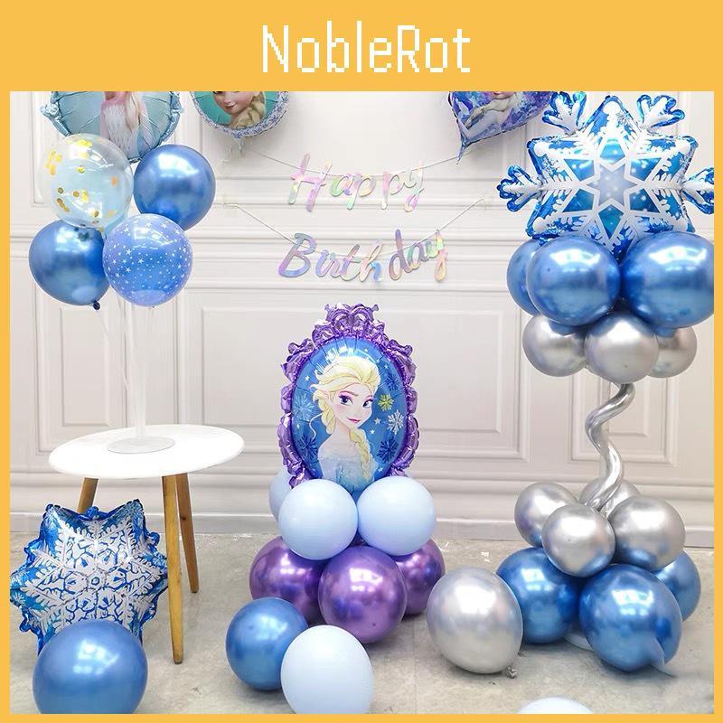 Snow Frozen Princess Elsa Anna Film Balloons Birthday Party Decoration Balloons