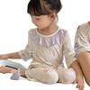 In Stock Hey Sweetheart Kids' Summer Tencel Pajama Set - Cool Short Sleeve Home Wear for Boys and Girls