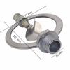 Garden Lawn Rotating Sprinkler 1/2" Male Thread Scattering Nozzle 360 Degree Automatic Rotating Watering Irrigation