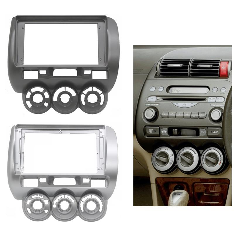 Buy Car Radio 2 Din Head Unit Fascia For HONDA Fit Jazz 20022008 Auto Stereo Plastic Panel
