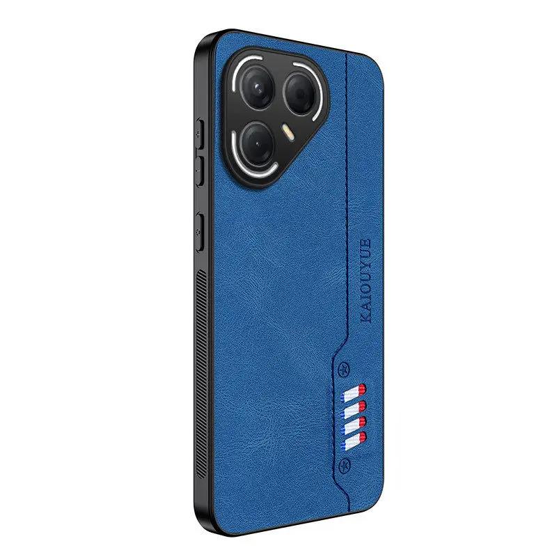For Tecno Pova7 Ultra Case Luxury Vintage Nappa Leather Soft Edge Cover For Tecno Pova7 Pro Shockproof Bumper Funda