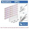 Newest 1/2/4/6PCS Full Spectrum LED Growing Lights for Greenhouse Plants Veg Flowers Fill Light Soilless Cultivation Lamps Hot