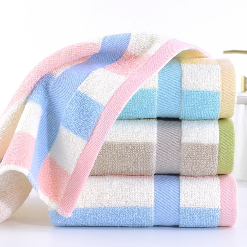Spot large thickened cotton souvenir towel hotel men's sports face towel plain color broken gear water absorption