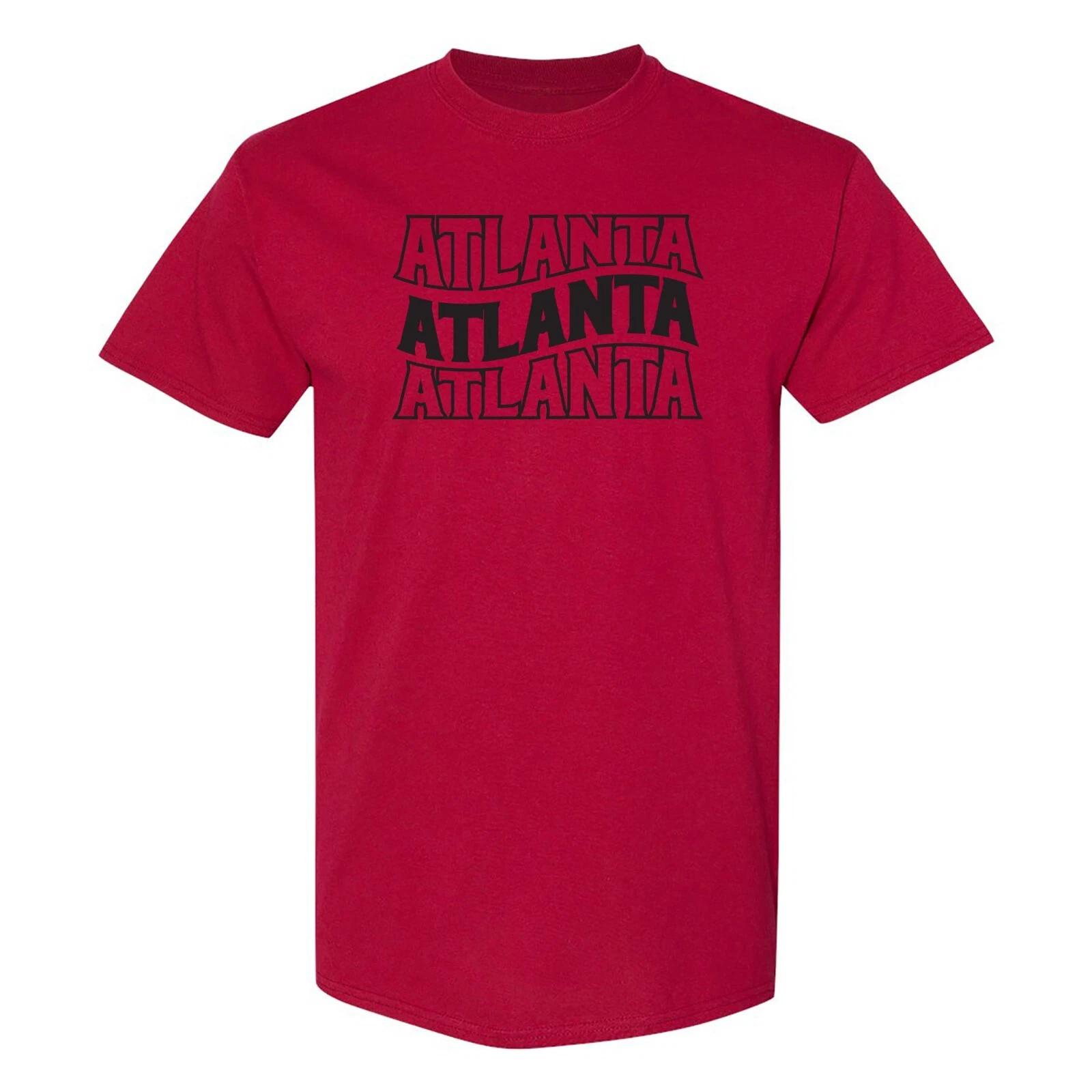 Atlanta Wave - Sport Football Short Sleeve T Shirt - Cardinal S