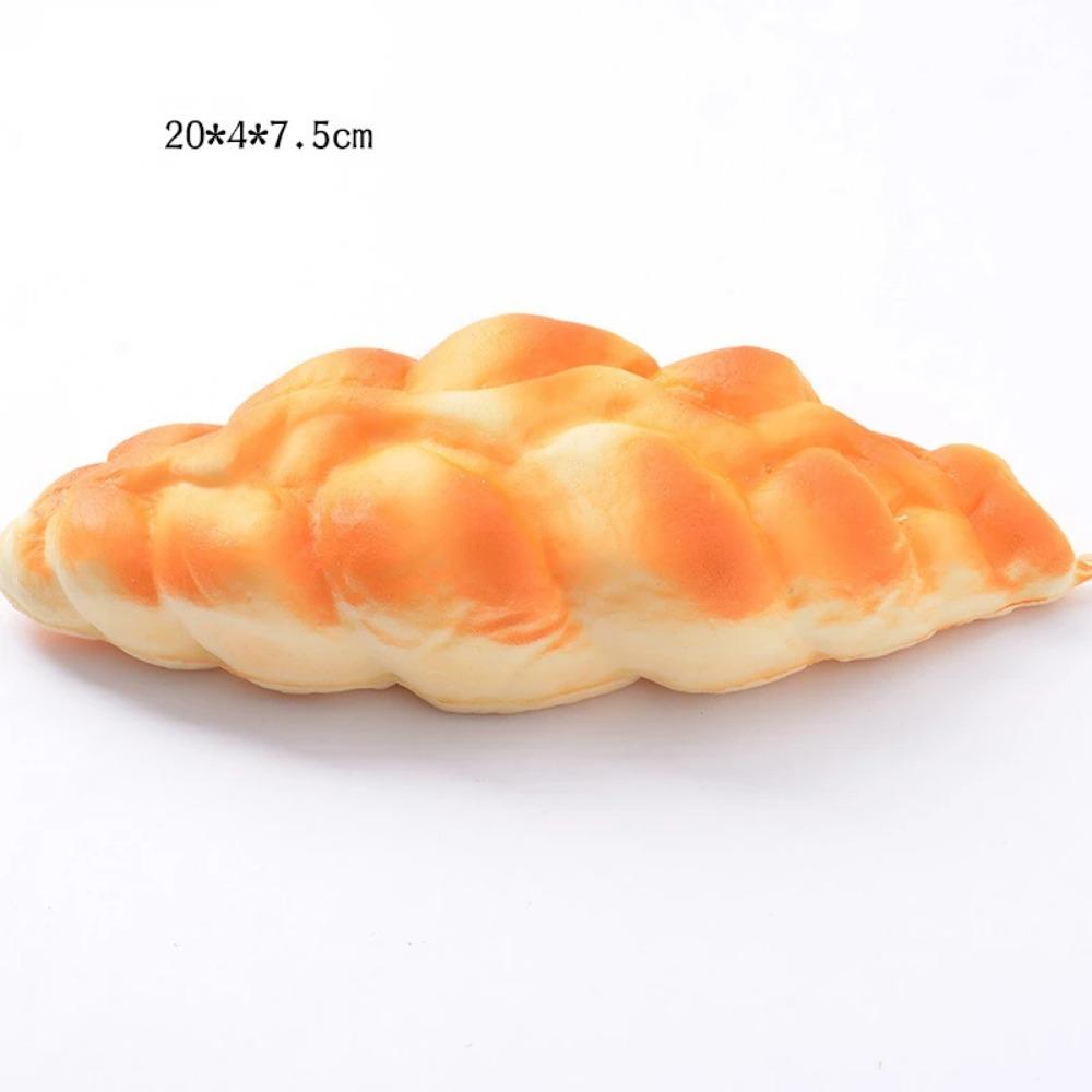 Squishy Bread Toast Food Creative Simulation Donuts Slow Rising Squeeze Stress Relief Toys Spoof Tease People Desktop Toy