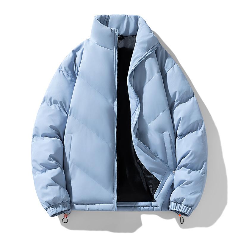 

Свободная мужская повседневная хлопковая куртка с несколькими карманами, зимняя теплая 4XL синий