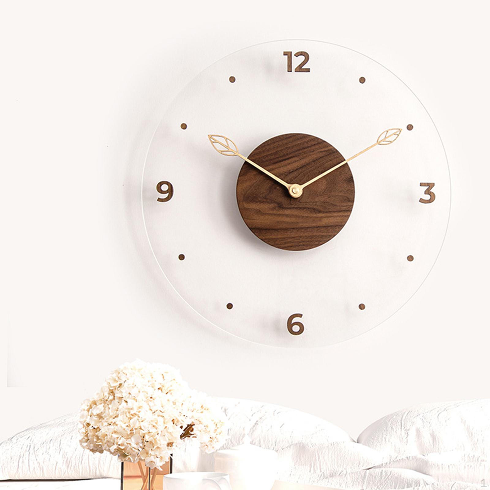 

12 Inches Non-Ticking Wall Clock, Large Clock Festival Gift for Kids Decoration